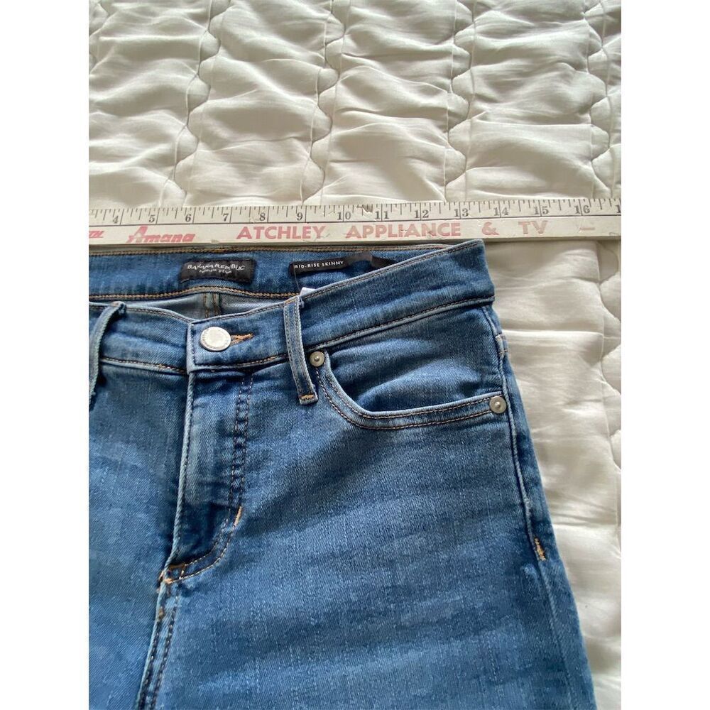 Banana Republic Mid Rise Skinny Jeans Blue Size 26 - Picture 8 of 13